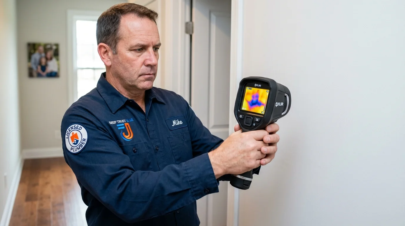 Thermal imaging leak detection by Johns Plumbing LLC in Portageville
